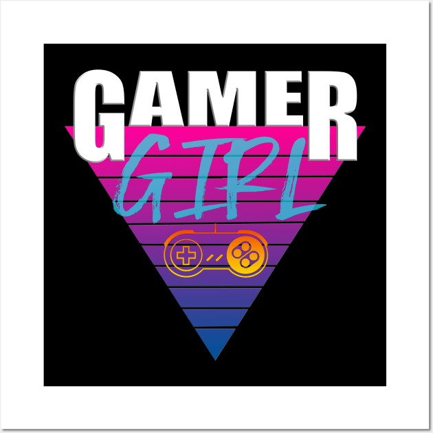 Gamer Girl Clothing, Apparel, Merch, Gift for Girl Gamers Wall Art by TSHIRT PLACE